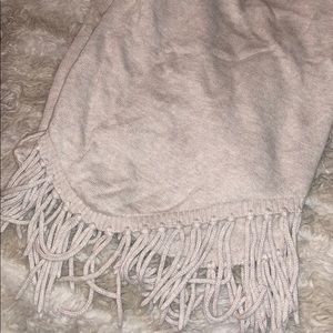 Fringe beige sweater